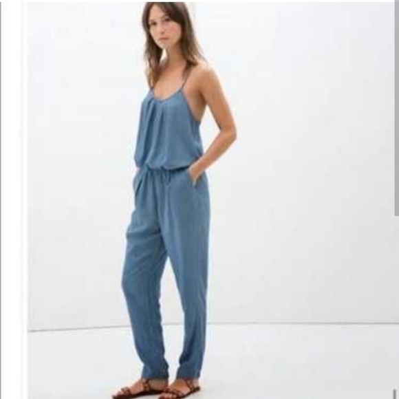 Source Unknown Light Blue Jumpsuit - Picture 1 of 4